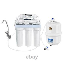 100GPD Reverse Osmosis Water Filtration System 5Stage Under Sink RO Water Filter
