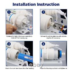 100 GPD Reverse Osmosis Membrane Residential Under Sink RO System Water Filter