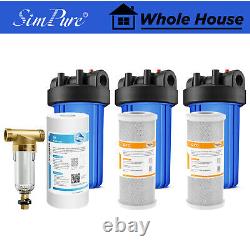 10 Inch Big Blue 10 x 4.5 Whole House Water Filter Housing Filtration System