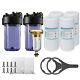 10 Inch Clear Whole House Water Filter Housing System 4.5 X 10 String Sediment