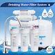 10 Stage Home Ro Drinking Water Filter Reverse Osmosis System Alkaline 100 Gpd