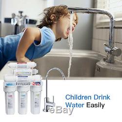 10 Stage Home RO Drinking Water Filter Reverse Osmosis System Alkaline 100 GPD