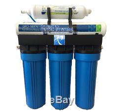 11 Ratio Reverse Osmosis Water Filter System 75 GPD Low Waste/High Output RO
