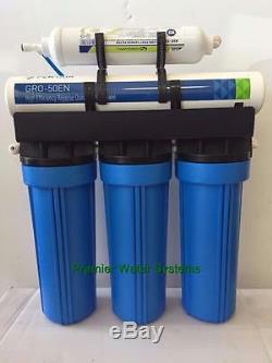 11 Ratio Reverse Osmosis Water Filter System 75 GPD Low Waste/High Output RO