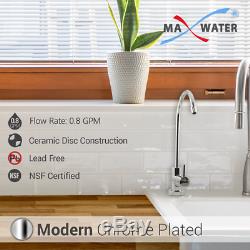 11 Stage DI, PH 5-1 Alkaline 50GPD Drinking RO System with CP Modern Faucet