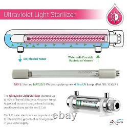 11 Stage Max Water UV PH 5-1 Alkaline 50GPD Drinking Designer Faucet RO System