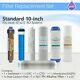 11 Stage Ro System Replacement Filter Set 5 In1 Alkaline Di + 50gpd Membran