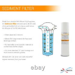 11 Stage RO System replacement Filter Set 5 in1 Alkaline DI + 50GPD Membran