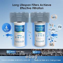 15 GPM 5 Stage Alkaline Reverse Osmosis Drinking Water Filter System Purifier