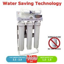 1600 Gpd Commercial Direct Flow Reverse Osmosis Pumped System With LCD