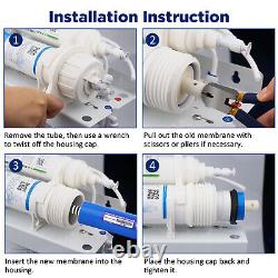 16 Pack 400 GPD RO Membrane Water Filter Home Reverse Osmosis System Cartridges