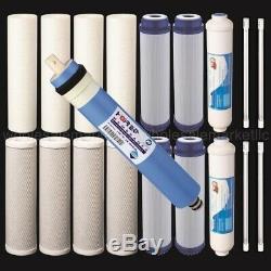 19 pcs Replacement Water Filter Paqckage for our 6 Stage Reverse Osmosis System