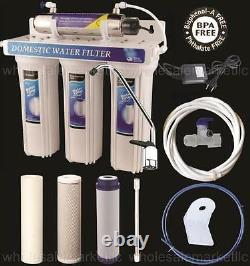 200 240V Ultraviolet UV Light Drinking Water Filter System Under Sink Purifier