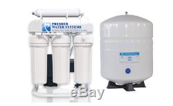 200 GPD Light Commercial Reverse Osmosis Water Filter System 6 gal tank + Pump