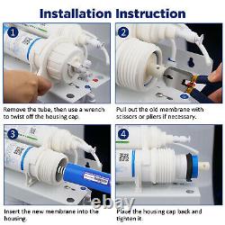 200 GPD RO Membrane Home Reverse Osmosis System Water Filter Replacement 6 Pack