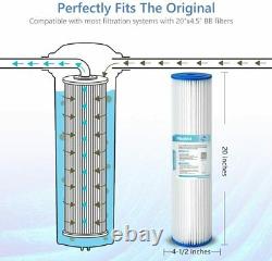 20 Big Blue Whole House Water Filter System for Home RO Water Softener System