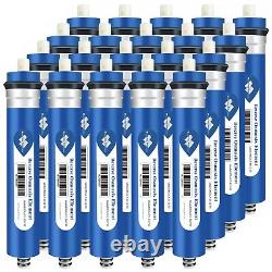 20 Pack 50 GPD RO Membrane Water Filter Fit for 5/6 Stage Reverse Osmosis System