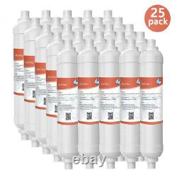 25 Pack Alkaline pH+ Inline Water Filter Mineral for RO Reverse Osmosis System