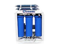 300 GPD Aquarium RODI Reverse Osmosis Water Filter System with Dual DI + Pump