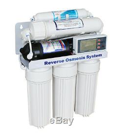 380 GPD Direct Flow Reverse Osmosis Pumped System LCD controller, Auto Flush
