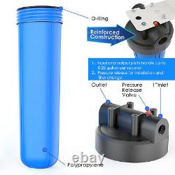 3P Big Blue 20 Whole House Water Filter System with Pressure Release (1 Port)
