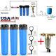3 Stage 20 Inch Housing For Under Sink Reverse Osmosis Water Filtration System-4