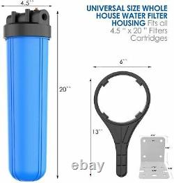 3 Stage 20 inch Housing for Under Sink Reverse Osmosis Water Filtration System-4