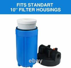 3-Stage Big Blue 10 Whole House System 1 Port +, Carbon, Sediment Water Filters