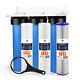 3-stage Big Blue 20 Whole House System 1 Port+carbon, Sediment, Pleated Filters