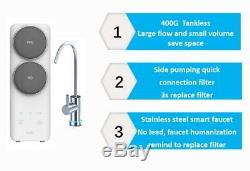 400G RO Reverse Osmosis Drinking Water Filter System Purifier Fast Flow, Tankless