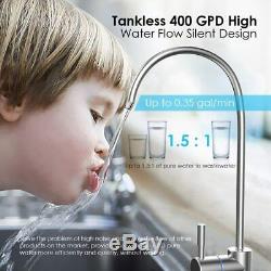 400G Tankless Under Sink/Countertop RO Water Filtration System High Quality US