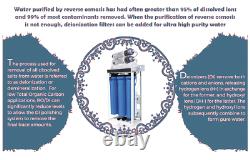 400 GPD Commercial Aquarium RODI Reverse Osmosis Water Filter System Dual DI RO