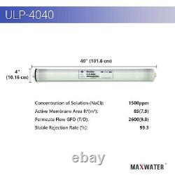 4040 Commercial RO Membranes ULP, BW, XLP or 4040 Housing 4 x 40, Choose One