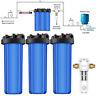 4.5 X 20 Big Blue Whole House Water Filtration System For Water Pre-filter