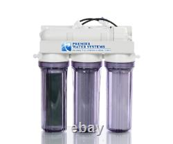 4 Stage Aquarium Reef Reverse Osmosis Water Filtration 0 PPM RO/DI System USA