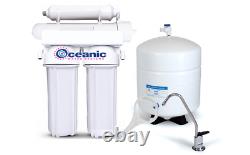 4 Stage RO 50 GPD Complete Reverse Osmosis Water Filtration System for Homes