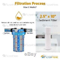 4 Stage Value Reverse Osmosis/Deionization (RO/DI) Water Filter System 50 GPD