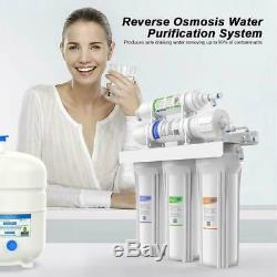 5Stage Reverse Osmosis Water Filtration System 75GPD Water Softener for Kitchen