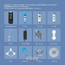 5 Stage 1000G Sink Reverse Osmosis RO System Tankless Water Filter Purifier New