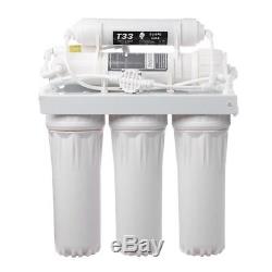 5 Stage 50 GPD Reverse Osmosis Drinking Water Filter System RO Filtration Home