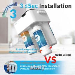 5 Stage Alkaline Reverse Osmosis Drinking Water Filter System PH+ RO Purifier