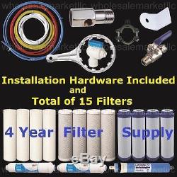 5 Stage Home Drinking Reverse Osmosis System 15 Total BLUONICS RO Water Filters