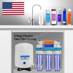 5 Stage Home Drinking Reverse Osmosis System + Filters + NSF Membrane Tank