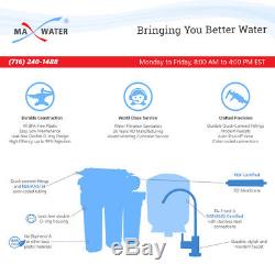 5 Stage Home Drinking Reverse Osmosis System PLUS Extra 7 Max Water USA Filters