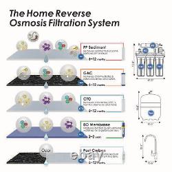 5 Stage Home Drinking Reverse Osmosis System PLUS Extra 7 Sediment Water Filters