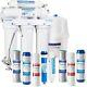 5 Stage Home Drinking Reverse Osmosis System Plus Extra Pre-filter Value Set
