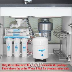 5 Stage Home Drinking Reverse Osmosis Water System Purifier 7 Extra Filter 75GPD
