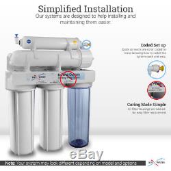 5 Stage Kitchen Home Drinking Reverse Osmosis System With 16 Water Filters 100 GPD