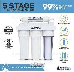5 Stage Replacement/Portable 75 GPD Reverse Osmosis Drinking Water Filter System