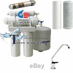 5 Stage Reverse Osmosis 50 GPD Alkaline/Ionizer Neg Orp Water Filter System